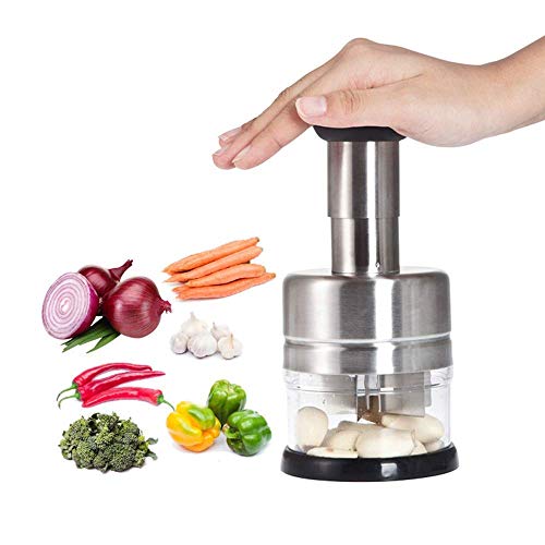 Gearmax® Acero Inoxidable Vegetal ajo Cebolla Picador rebanador Cortador