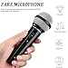 Dmopipp 2PCS Fake Microphone Prop, Plastic Pretend Play Microphone for Halloween Christmas Cosplay Music Birthday Party Favors or Costume Play (Black)