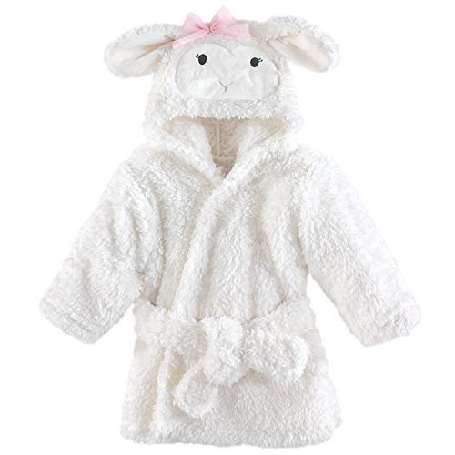Image of Hudson Baby Unisex Baby Plush Animal Face Bathrobe