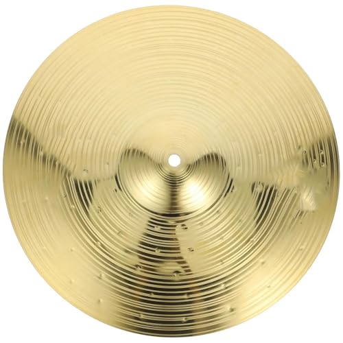 MJHYUGR Anfänger Becken Crash-Becken, Musikinstrumentenzubehör, Messing-Percussion-Becken, Requisite Für Crash-Becken-Spieler, 14/16 Zoll Größe(14)