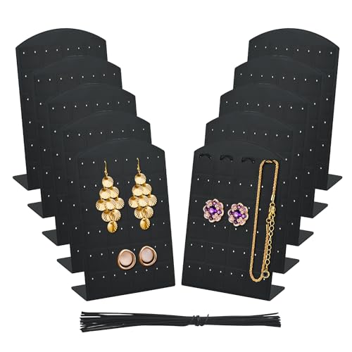 JINTANG 10PCS Ear Studs Display – Stylish Jewelry Organizer