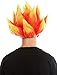 WIG ME UP- LM-19-PC13TPC2B Peluca Mujer Hombre Carnaval Pelo erizado Diablo Demonio...