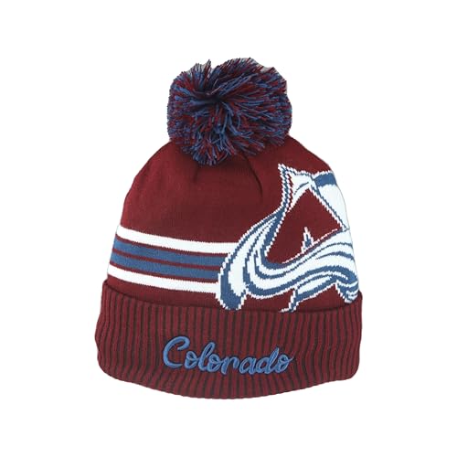 Image of ZHATS NHL Unisex-Adult NHL Officially Licensed Beanie Pom Rush