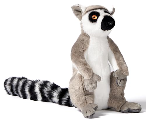 Uni-Toys - Katta-Lemur, Sentado - 21 cm (Altura) - Mono de Peluche - Peluche Uni-Toys - Katta-Lemur, Sentado - 21 cm (Altura) - Mono de Peluche - Peluche