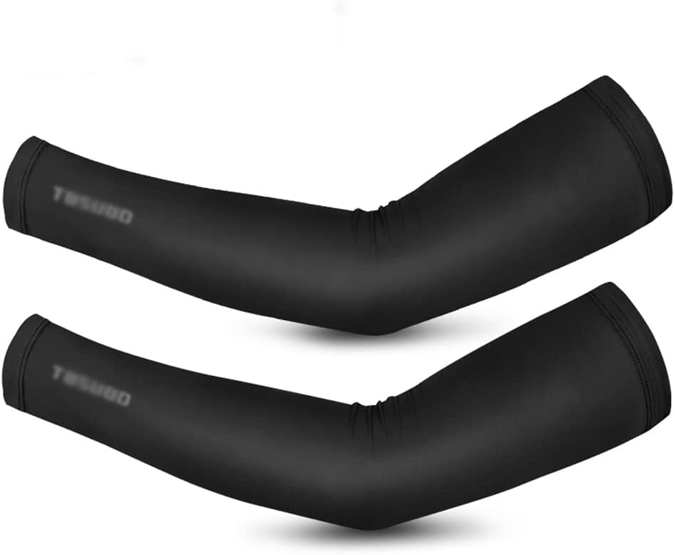 HBJWOV Men's ICY Sleeves Ice Silk Sleeves Outdoor Driving Arm Sleeves Hand Sleeves Women's Cycling Arm Sleeves(E,Small)