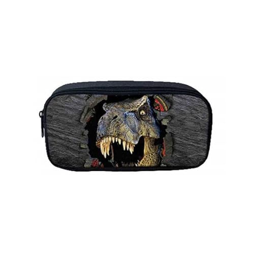 Mochila infantil com estampa de dinossauro e bolso lateral de malha Showudesigns, Cool Dinosaur Sets