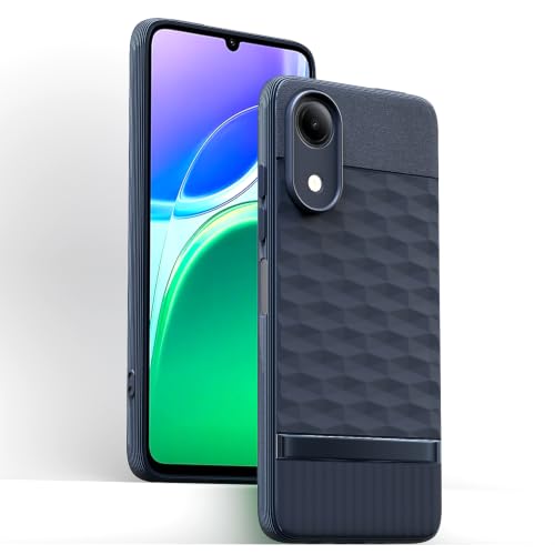 Image of Outlouders Back Cover for Vivo T5e | Full Camera Protection | TPU Soft Flexible Shockproof Bumper Case (Blue)