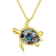 1-Natural Abalone-18K Gold Plated