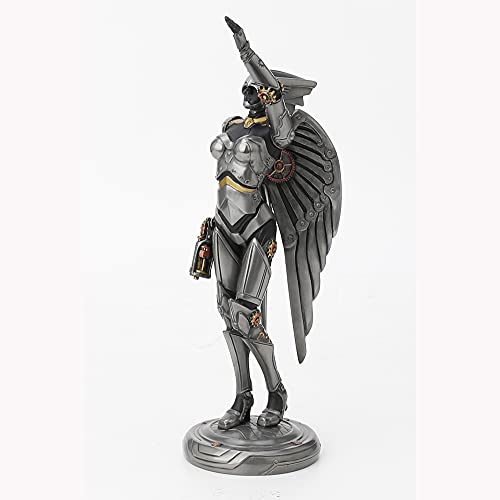 Estatua estilo Art Deco Steampunk Angel de 9 5/8 pulgadas miniatura 7