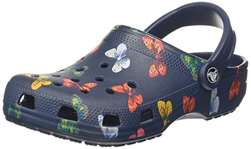 Crocs Classic Vacay Vibes Clog, Zuecos Unisex Adulto, Multicolor (Butterfly 92z), 46/47 EU