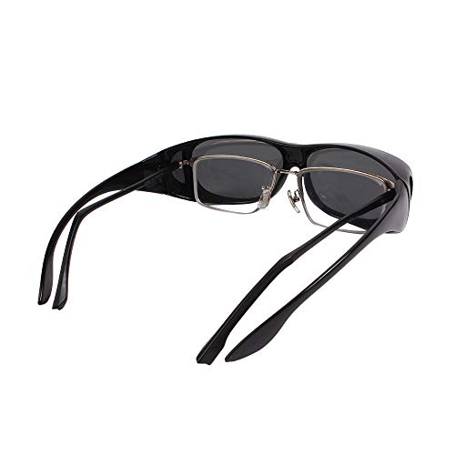HD Night Day Driving Wrap Around Prescription Glasses Anti Glare Sunglasses with Polarized Lens for Man and Women3
