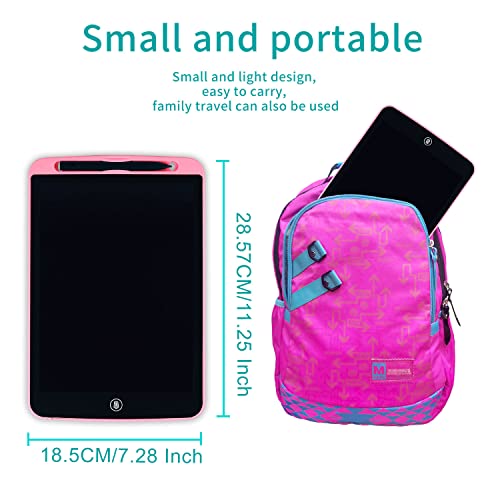 Girls Toys Gifts Lcd Writing Tablet For Kids 12 Inch, Colorful Doodle Board Drawing Tablet With Lock Function, Erasable Reusable Writing Pad, Educational Girls Toys Gifts For 3-6 Year Old Girls #TOP5