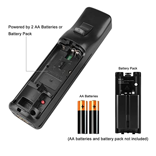 Wii Controller 2 Pack, Wii Remotes With Motion Plus And Nunchucks Compatible With Wii & Wii U Console, Wireless Remote Come With Silicone Case And Wrist Strap (2 Black) #TOP5