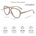 AMOMOMA 3 Pack Retro Aviator Reading Glasses for Women Men,Classic Large Oversized Reader Blue Light Computer Frame AM6111 C1+C2+C4 1.75X