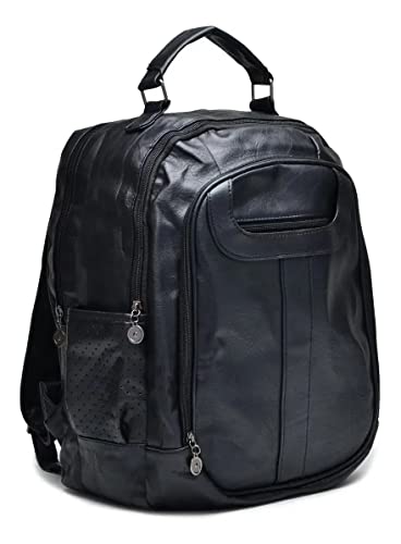 Mochila Feminina Notebook Escolar Trabalho Couro Executiva, Academia, Viagem, Passeio Bolsa Feminina Excelente custo beneficio (Preta)