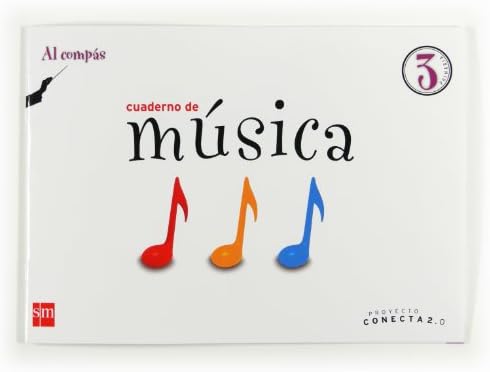 Cuaderno de música, Al Compás. 3 Primaria. Conecta 2.0 - 9788467554632 (CONECTA 2012)