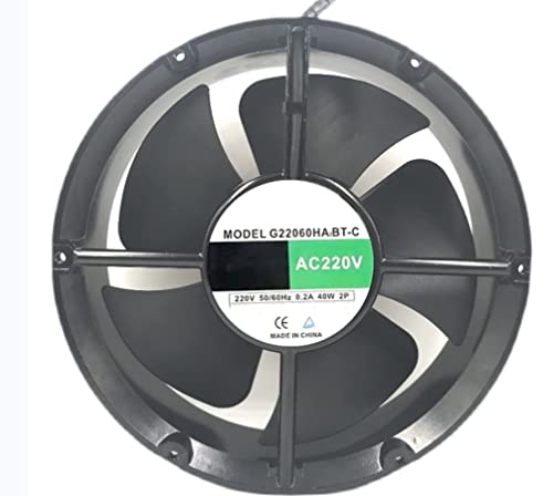 Ventilador de refrigeración 220 V, 0,2 A, 40 W, 22060, x 60 mm
