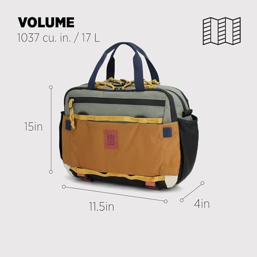 Topo Designs Mountain Cross Bag, Functional Flexible Over
