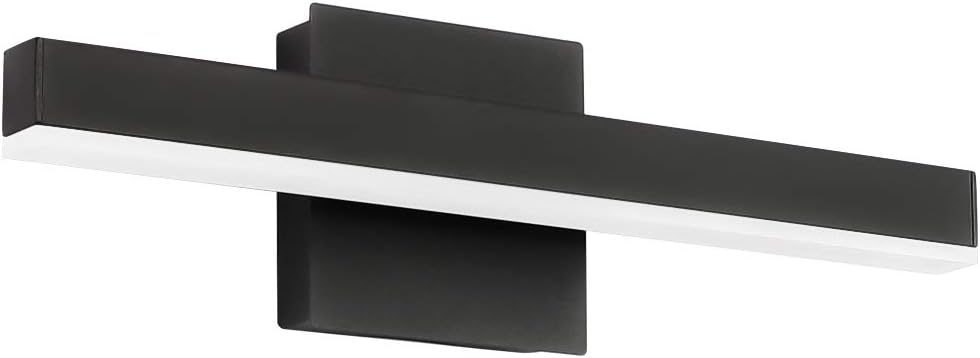 40% Off Discount Aipsun 23.6 inch Modern Black Vanity Light LED Black Bathroom Vanity Light Fixtures Black Wall Light for Bathroom (Natural White 4000K)
