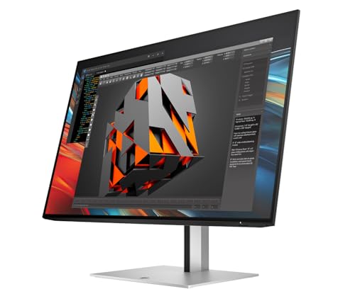 Image of HP Series 7 Pro 724pn 24 inch WUXGA IPS Monitor with 5ms Response Time, Anti Glare, Flicker Free, VESA Mount (100mm), Displayport, HDMI, Black /Silver (8X534AA#ABA) w /DKZ Hub & ErgoFlexy Single Mount Arm