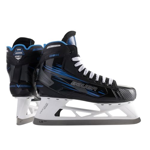 Patins de gardien Bauer GSX II Euro 48 D : stabilité maximale pour les arrêts sur glace