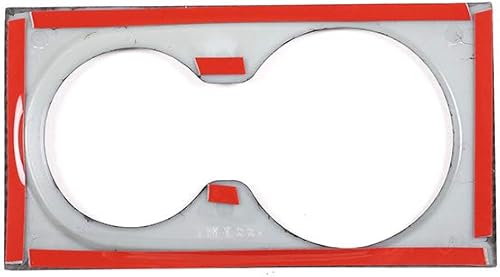 Miniatura 7 de YIWANG - Funda de fibra de carbono para portavasos de Mercedes Benz ML GLE 2012-2019, GLS GL 2013-2019