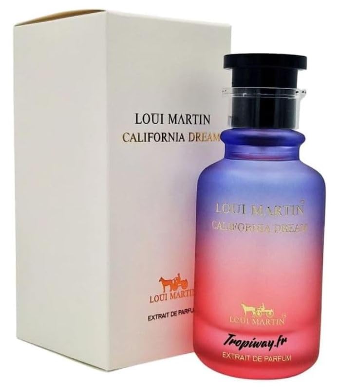 Loui Martin California Dream – Parfum Unisexe 100 ml – Extrait de Parfum Intense et Durable (Citron) (Agrume)