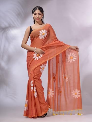 Image of Yashika Women's Georgette Floral Printed Saree With Unstitched Blouse Piece |saree for Women | New Sari | Saree