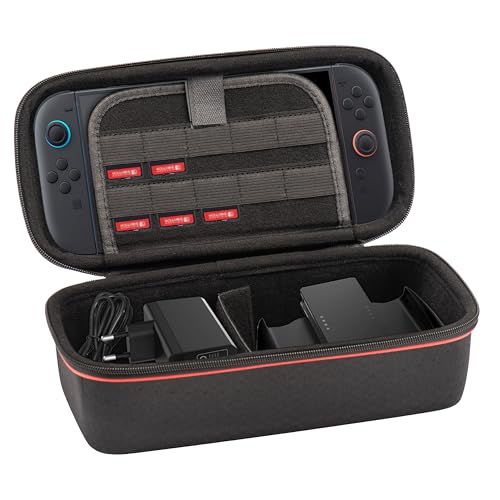 Subsonic - Subsonic Etui pour Nintendo Switch 2 - Housse de protection Switch 2 avec coque anti-chocs Grande sacoche de transport et de rangement format XL pour console, jeux et accessoires Switch 2