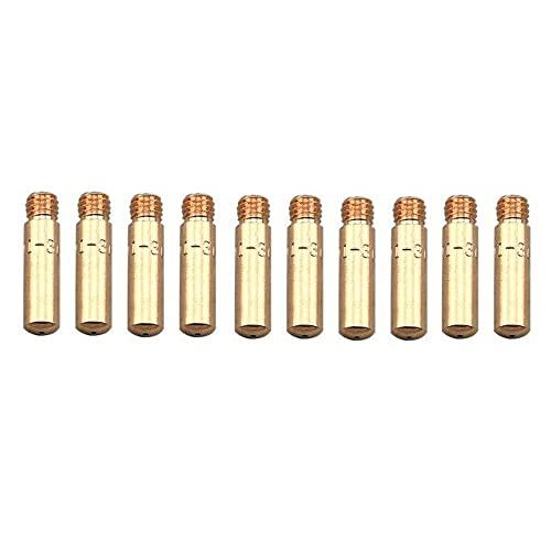 Qican Kit de acessórios para máquina de solda MIG 14Pcs 0,035'' Pontas de contato Gases Bicos Difu