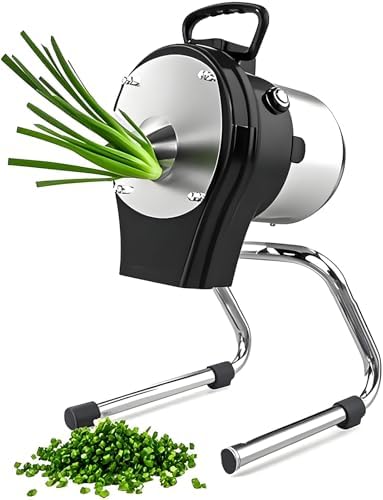 Commercial Electric Vegetable Chopper Set, Food Processor & Cutter Machine for Onions, Peppers, Green Onions, Celery, Ginger, Leeks - 110L Capacity, Efficient & Versatile Kitchen Tool