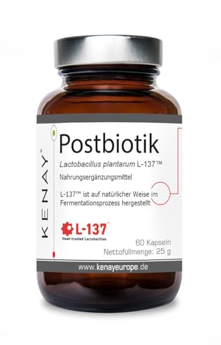 Postbiotik | Lactobacillus plantarum L-137™ | 60 Kapseln | Nahrungsergänzungsmittel | KENAY® | Japanische Qualität | Postbiotik | Lactobacillus plantarum L-137™ | 60 Kapseln | Nahrungsergänzungsmittel | KENAY® | Japanische Qualität |