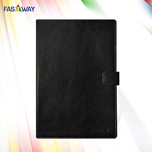 Image of Fastway Multi Protective Leather Case with Viewing Stand and Card Slots Flip Cover for Realme Pad Mini 8.7 inch Tablet (Black)