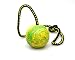 Dog Rubber Ball on Rope - K9 Training, Reward, Fetch - 3" (75mm)
