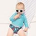 i play. by green sprouts baby girls Long Sleeve Rashguard | All-day Upf 50+ ProtectionÃ‚â€”wet Or Dry infant and toddler sun protective swimwear, Aqua, 18 Months US
