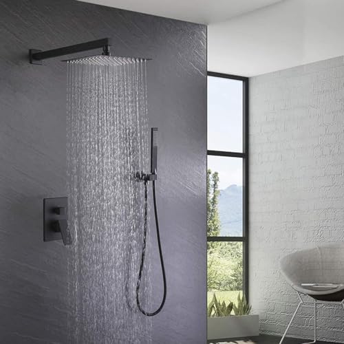 Système de douche à effet pluie résistant au calcaire pour optimiser la pression d'eau