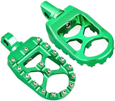 HDUBUBALUS Chrome Foot Pegs - 360?? Rotating For Harley Motorcycles