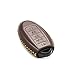 Vitodeco Leather Smart Key Fob Case Cover Protector - Compatible with Nissan | Compatible with Infiniti - (2007 - 2022 Models) - 5 Buttons, Brown