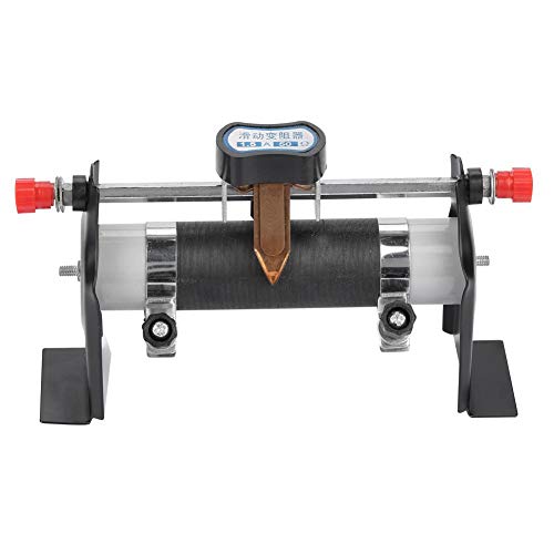 Sliding Rheostat, 5A 50Ω Metal Physics Electrical Slide Rheostat Resistance Laboratory Researching Tool #TOP14
