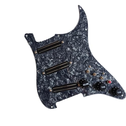 Ensemble de circuits multifonctions pickguard SSS pré-câblé pour optimiser le son de guitare