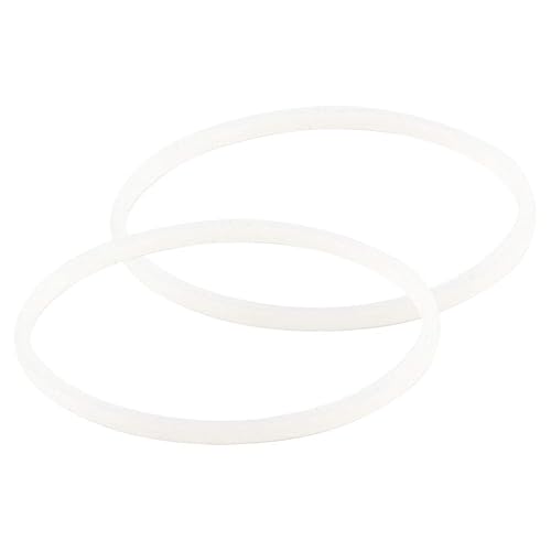 Paquete de 2 juntas blancas de goma de sellado de piezas de repuesto compatibles con licuadoras Nutri Ninja BL660 BL663 BL663CO BL665Q BL740 BL770