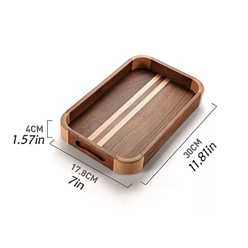 Plateau de rangement de cuisine petit format en bois durable - 3