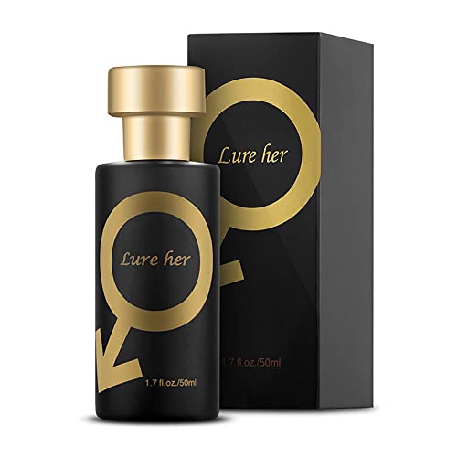 Golden Lure Pheromone Perfume, Golden Lure Perfume, Pheromone Perfume Spray for Women to Attract Men, Lure Her Perfume for Men, Lure Him Perfume Pheromones, 1.7fl oz/50ml (Men)