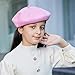 Kids Wool French Beret Hat, Classic Fashion Warm Solid Color Artist Beret Hat for Toddler Baby Girl