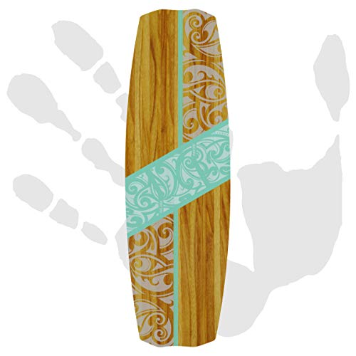 Woodboard Beam 143 | Kiteboard Freeride | Kitesurfing (kiteboard avec ailerons et attaches) Cover