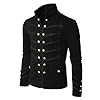 Women Steampunk Hussar Military Drummer Parade Jackets - Napoleon Gothic Clothing - Ladies Marching Band Jackets - Women Jackets Comfy Black #1