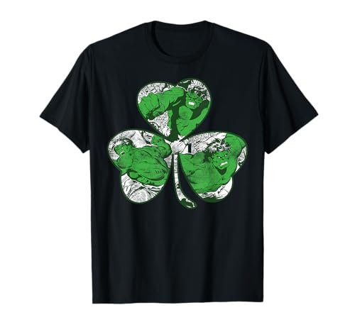 Marvel Hulk Vintage Comic Shamrock T-Shirt