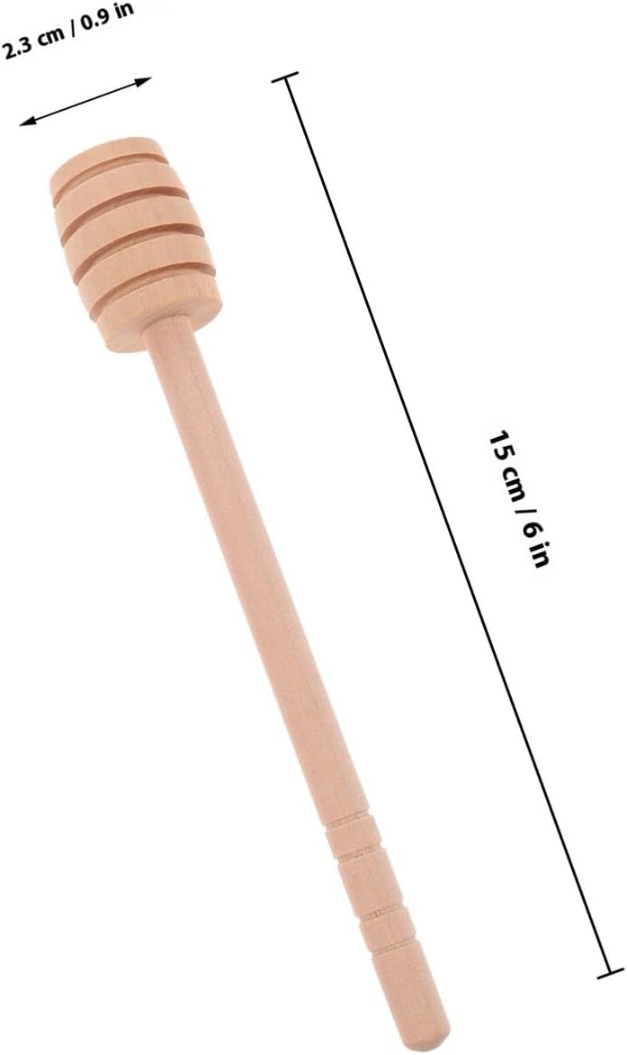 Honey Dipper Sticks 12pcs Wooden Mixing Rods for Daily Use image 2