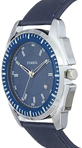 Image of Amazon Brand - Symbol Analog Men's Watch (Dial Colored Strap)