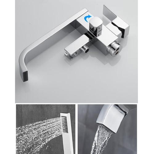 Robinet de bain à levier unique avec mitigeur eau froide et chaude